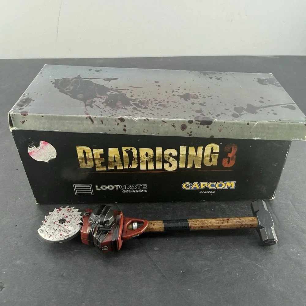 Look Crate Exclusive Dead Rising 3 Sledge Saw Hammer Pen Video Game Capcom